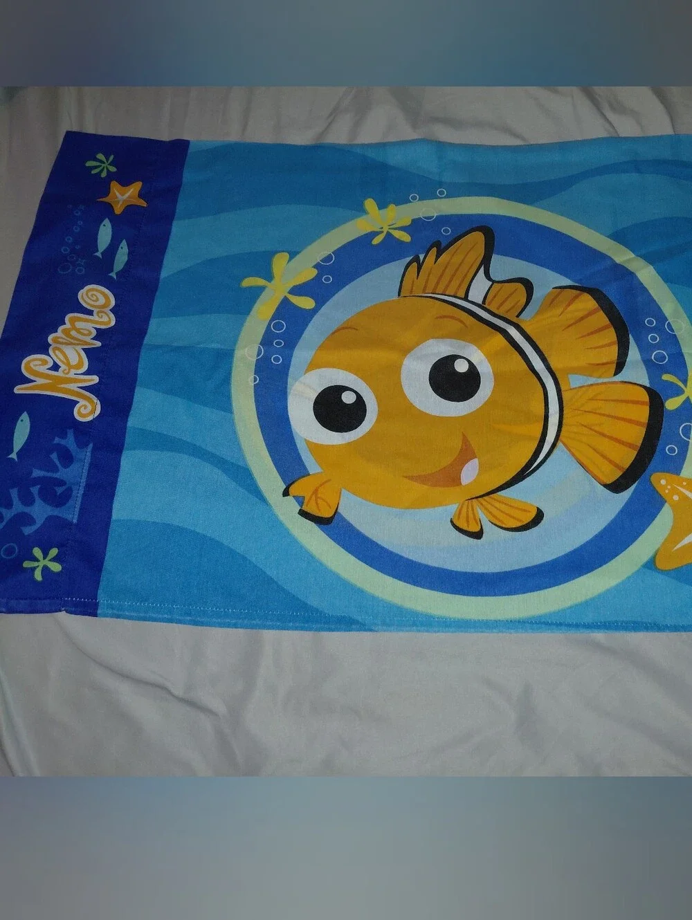 Vintage Disney Pixar Finding Nemo Dory Pillowcase Standard